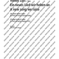 Ein neues Lied wir heben an (A new song we raise)