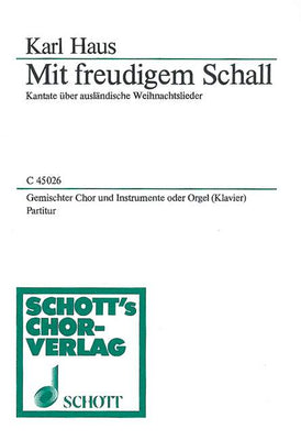 Mit freudigem Schall - Piano Score