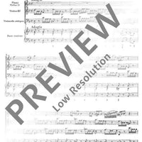 Concerto a quattro in D minor - Score and Parts