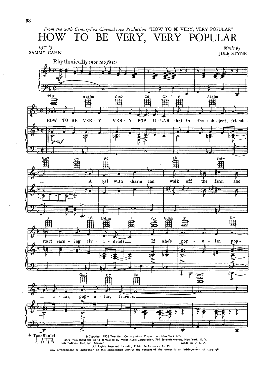 How To Be Very, Very Popular