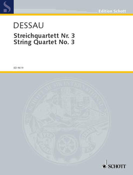 String Quartet No. 3 - Score and Parts