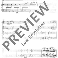 Music for two, two instruments, at the piano