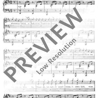 Die Nachtigall - Piano Score