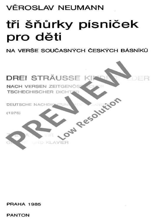 Drei Sträuße Kinderlieder