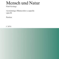 Mensch und Natur - Choral Score