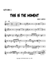 This Is The Moment - Alto Saxophone 2