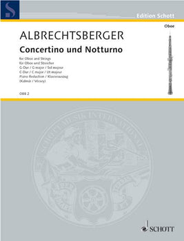 Concertino G major and Nocturne C major - Piano Score With Solo Part