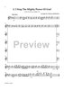Hymns of Power for 2 Violins and Piano - Violin 1
