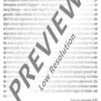 5 Weihnachtslieder - Score