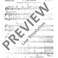 Ruf und Mahnung - Choral Score