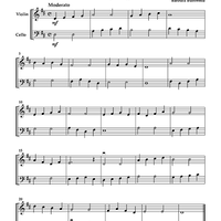 Kids' Counterpoint: Volume 1 for Violin and Cello