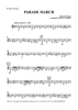 Parade March - Bass Clarinet