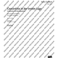 Concertino in D Major - Score and Parts