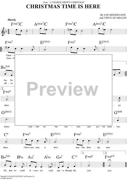 Christmas Time Is Here