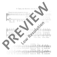 Seht, wie die Sonne lacht - Choral Score