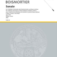 Sonata e minor - Score