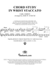 Chord Study in Wrist Staccato