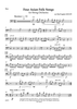 Four Asian Folk Songs - Bass
