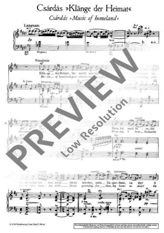 Csárdás - Klänge der Heimat