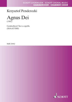Agnus Dei - Choral Score