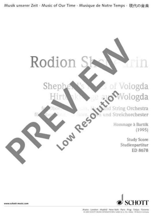 Shepherd´s Pipes of Vologda - Full Score