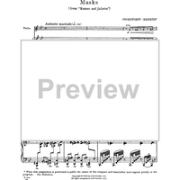 Masks - from the Ballet Romeo and Juliette