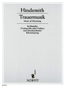Trauermusik - Piano Score With Solo Part