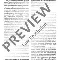 Brandenburg Concerto No. 6 Bb major - Full Score