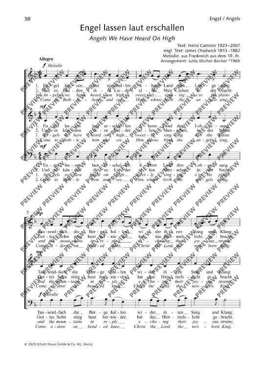 Engel lassen laut erschallen