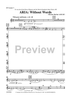Aria: Without Words - Bb Cornet 3