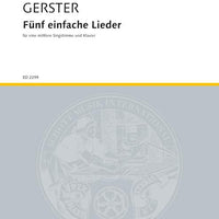 Fünf einfache Lieder
