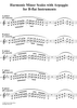 Minor Scales with Arpeggio - Bb Instrument
