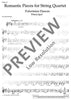 Romantic Pieces for String Quartet - Set of Parts