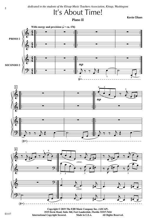 It's About Time! - Piano 2
