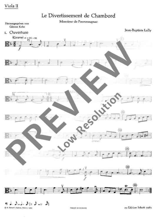 Le Divertissement de Chambord - Viola Ii