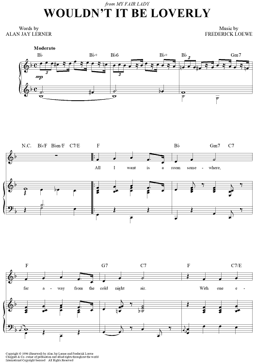 Wouldn't It Be Loverly