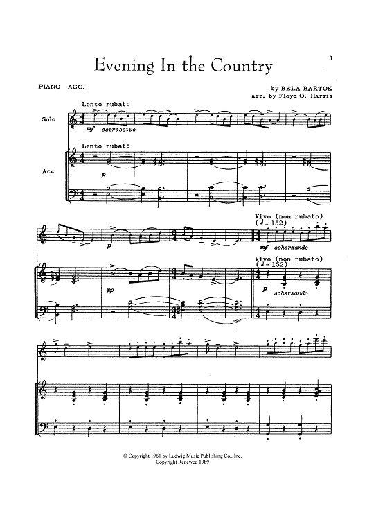 Evening in the Country