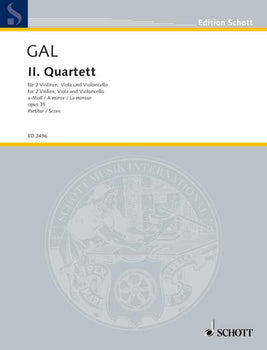 II. Quartet A Minor - Score