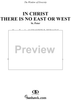 In Christ There Is No East or West
