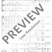 Abendruhe in C major - Choral Score