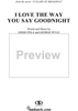 I Love the Way You Say Goodnight