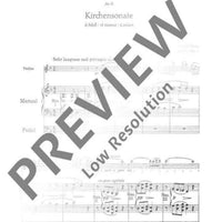 Kirchen-Sonate D Minor