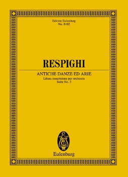Antiche Danze ed Arie - Full Score