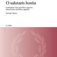 O Salutaris Hostia - Choral Score