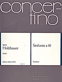 Sinfonia a 10 in E flat major - Score