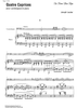 Quatre Caprices - Score