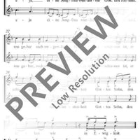 5 Weihnachtslieder - Choral Score