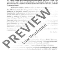 Concerto A minor - Score