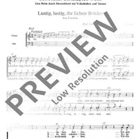 Schönster Schatz, leb wohl - Choral Score