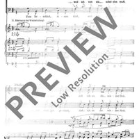 Schönster Schatz, leb wohl - Score